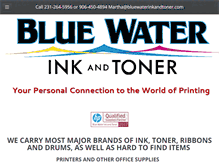 Tablet Screenshot of bluewaterinkandtoner.com
